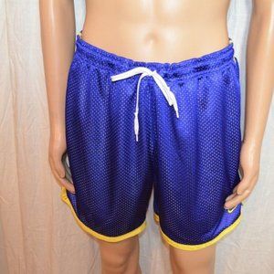 Mens Nike Dri-Fit Athletic Gym wear Mesh Basketball Shorts Size Large L Purple